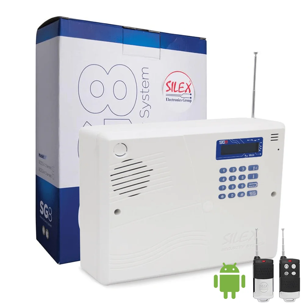 دزدگیر اماکن سیم کارتی سایلکس مدل SG8-lite